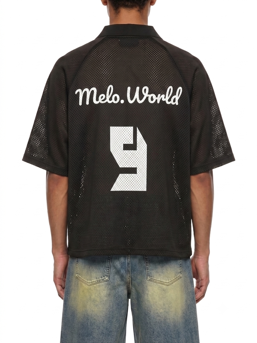 Mesh Boxy Soccer Jersey Melo World