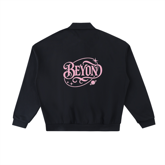 Fleece Polo L-pink Beyond