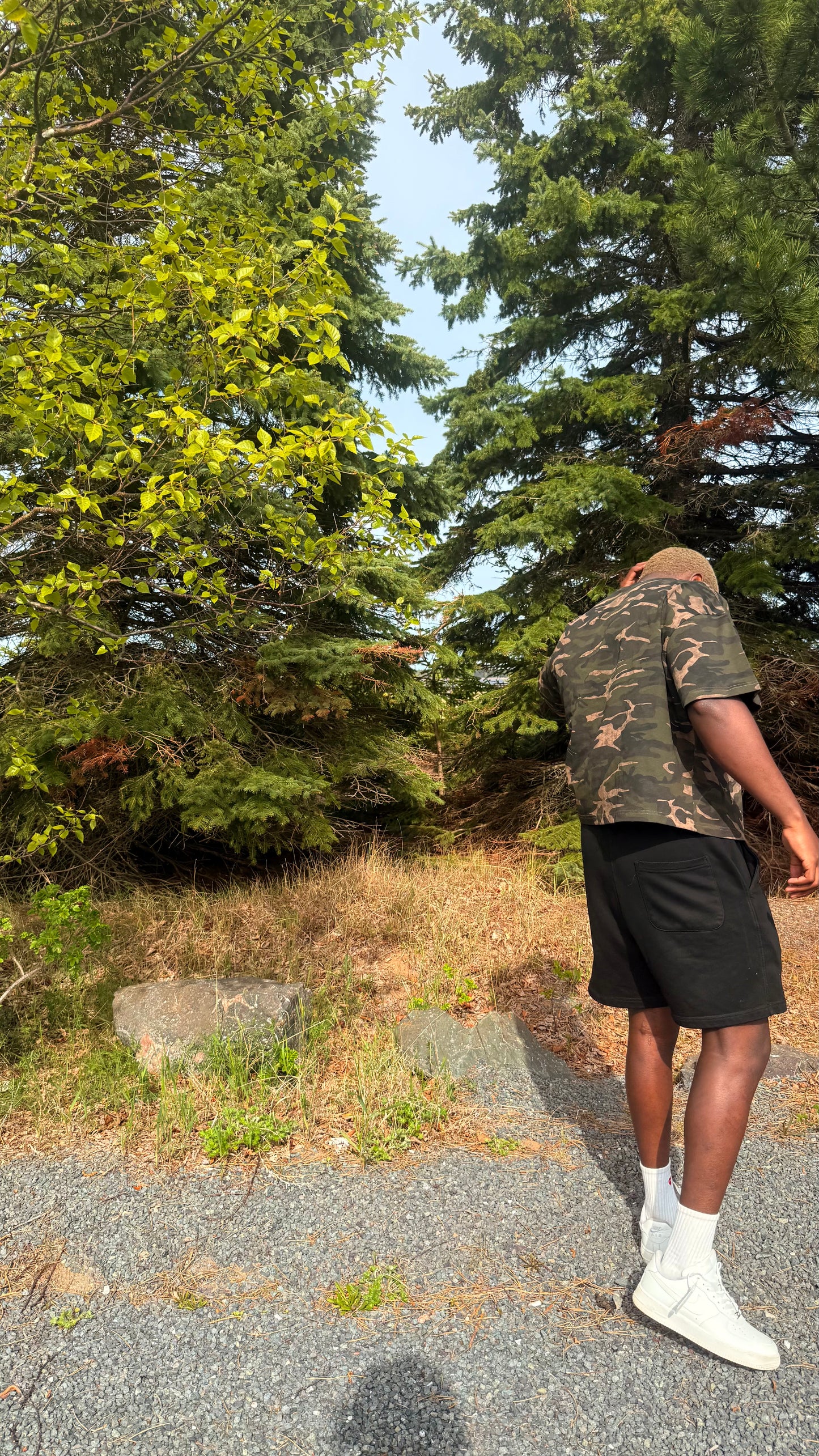 HUSTLER Camo Boxy T-Shirt