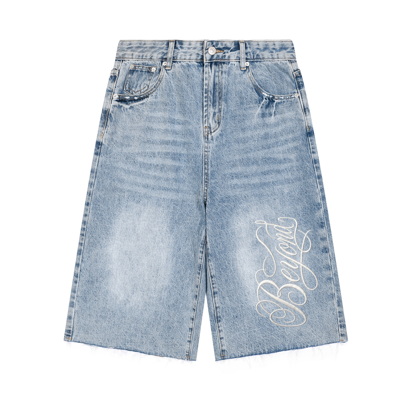 Vintage Wide Leg Denim Shorts BEYOND