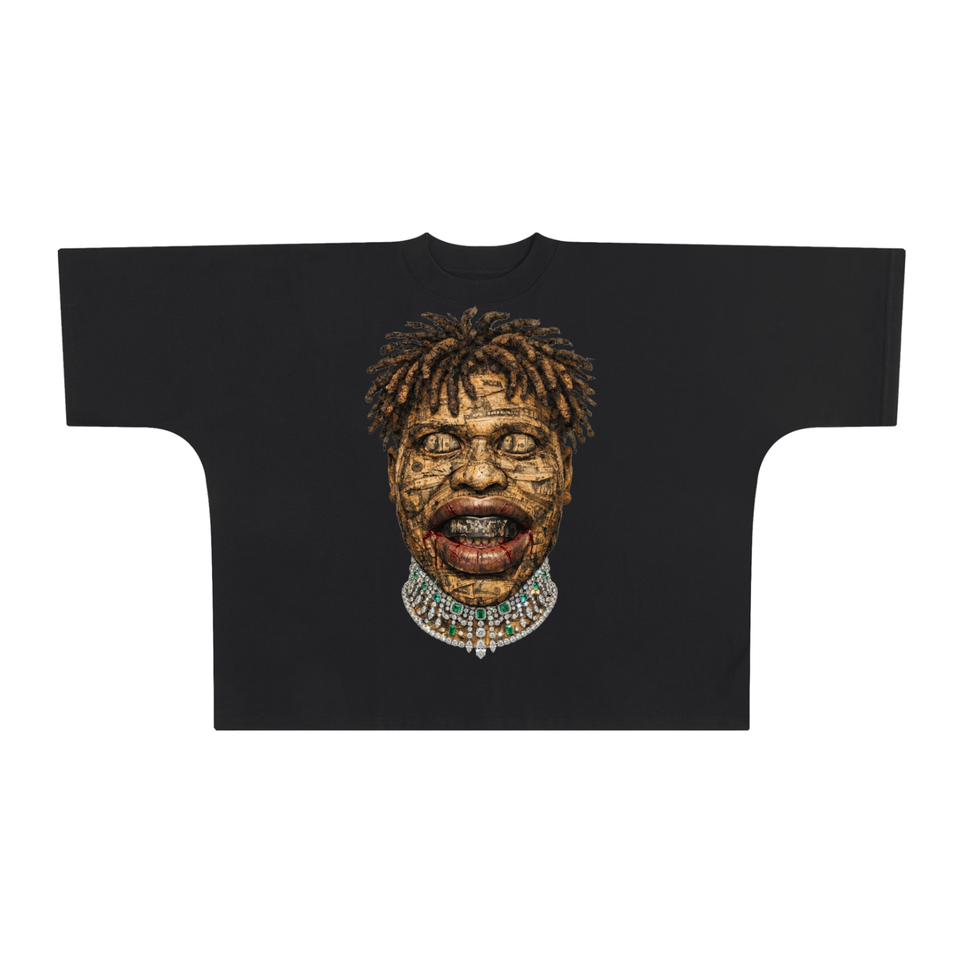 HUSTLER Oversized One-Piece Boxy T-Shirt