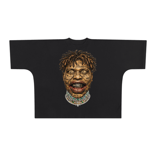 HUSTLER Oversized One-Piece Boxy T-Shirt