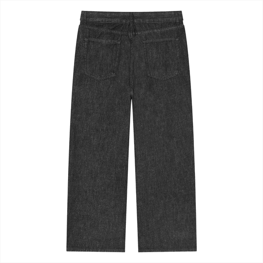 HUSTLER Vintage Wash Straight Leg Jeans