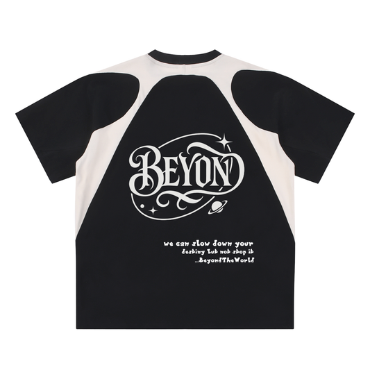 aT-Shirt Contrast Panel Beyond