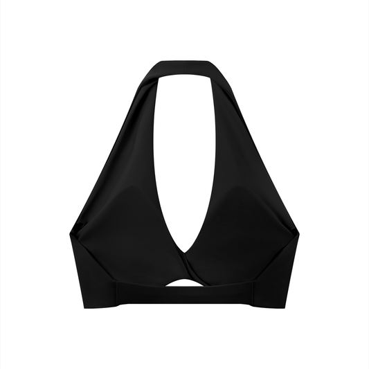 Women's Pleated Halter  Bra Beyond