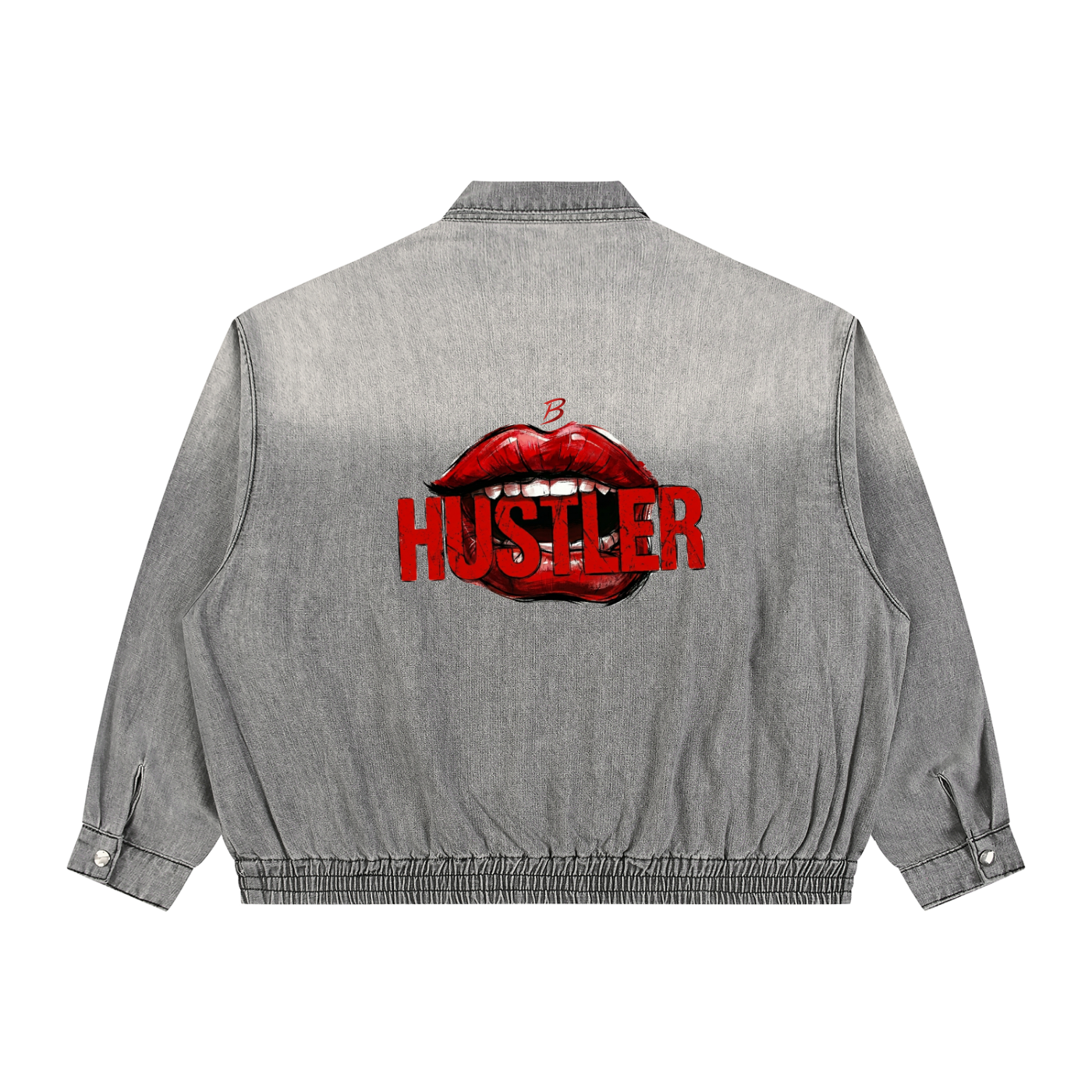 HUSTLER Wash Full-Zip Denim Jacket