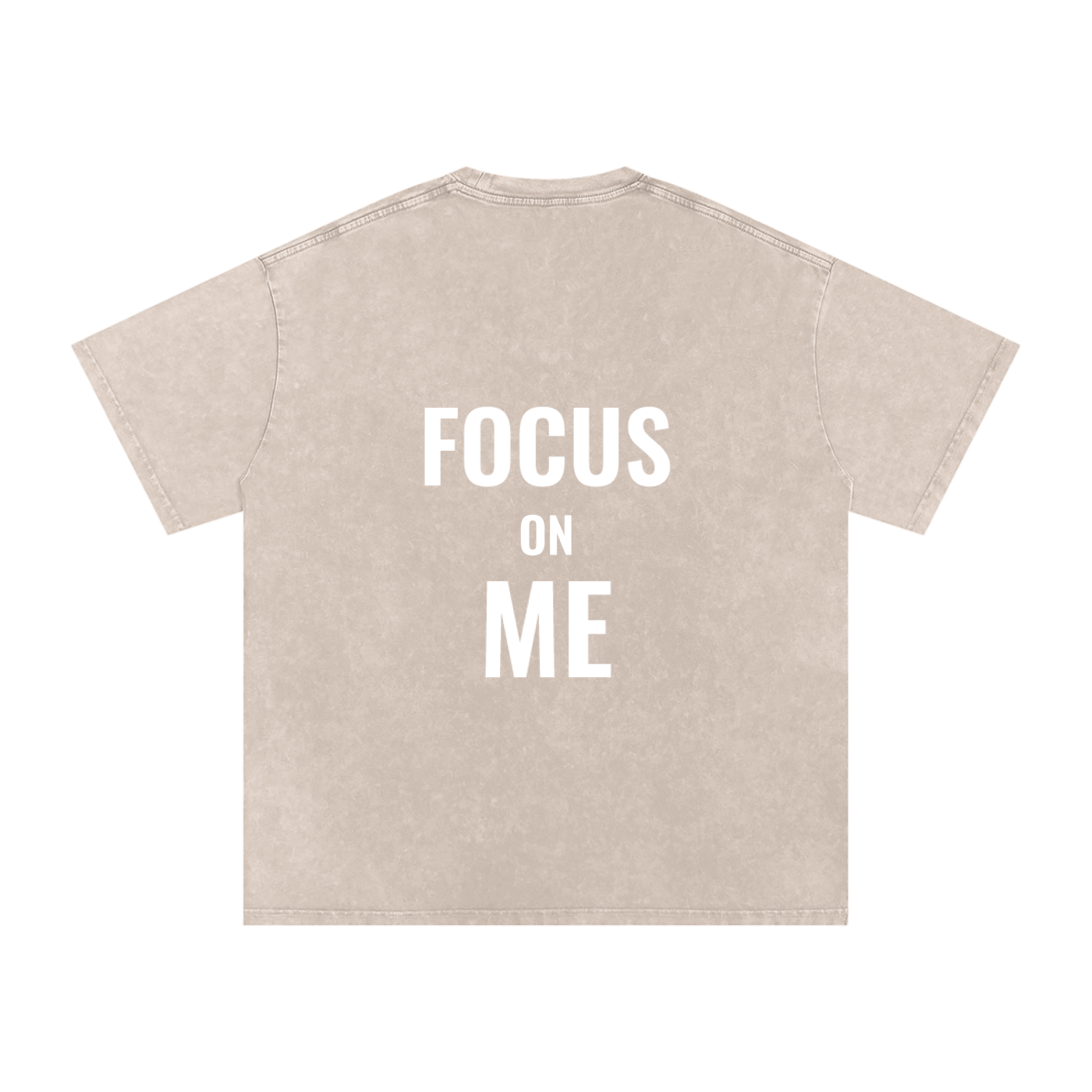 Oversized Cotton T-Shirt Focus On Me