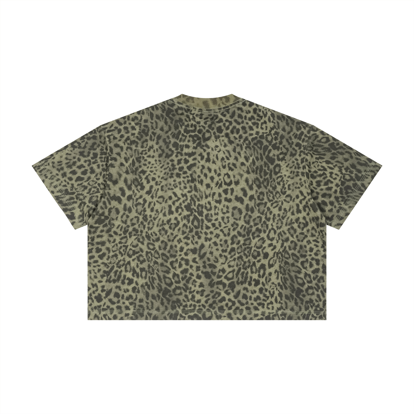 HUSTLER Leopard Boxy T-Shirt