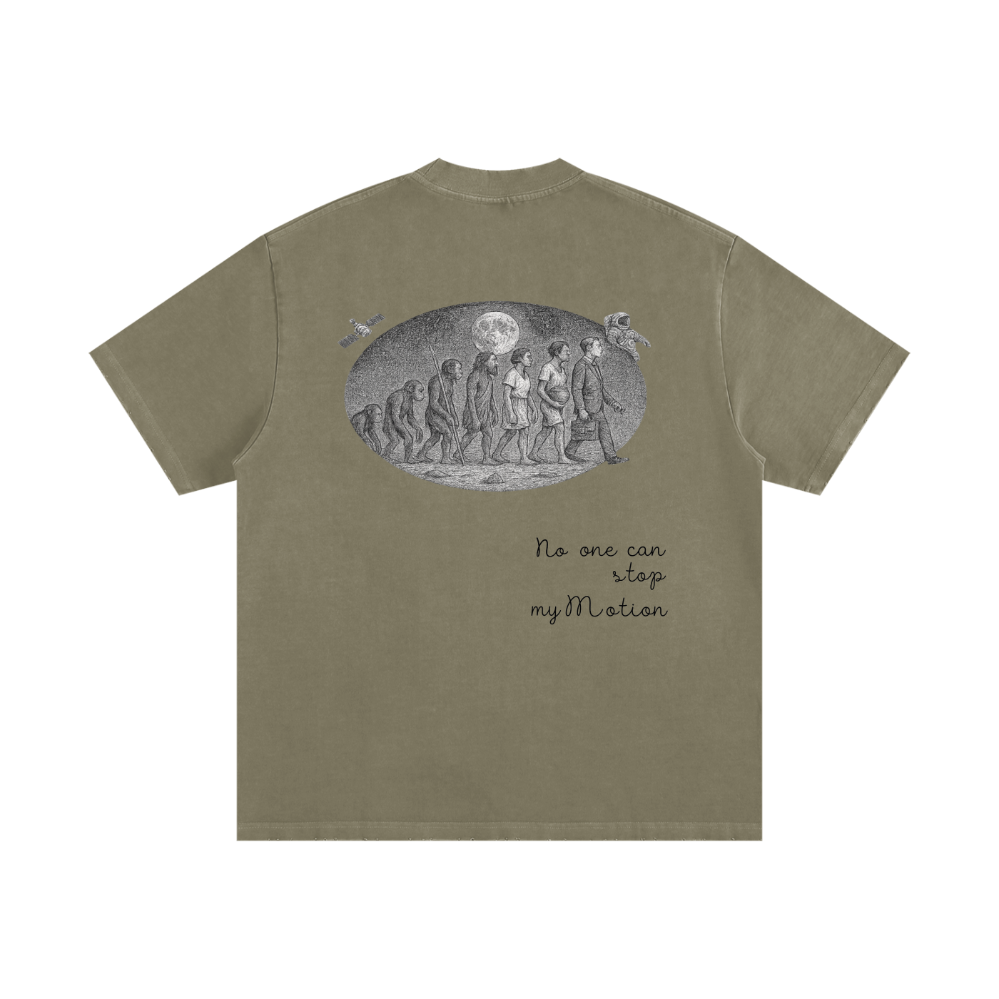 aT-Shirt  Vintage Washed Beyond motion