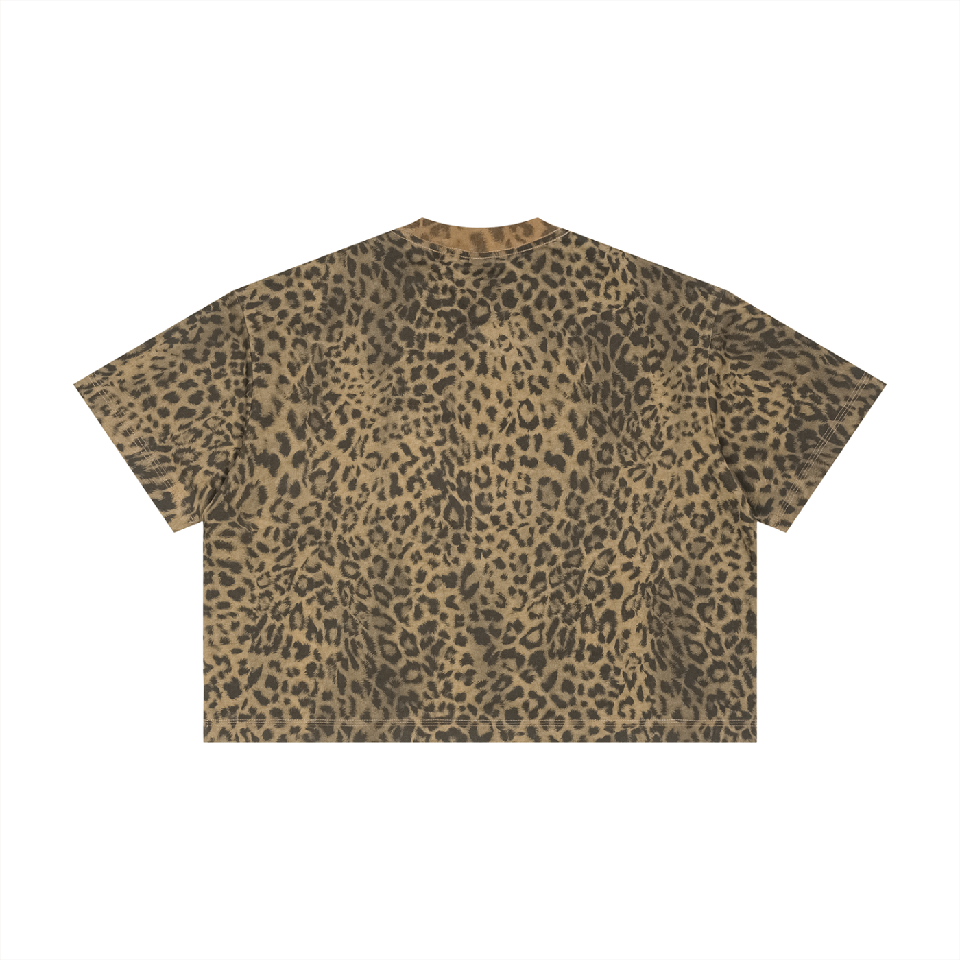 HUSTLER Leopard Boxy T-Shirt