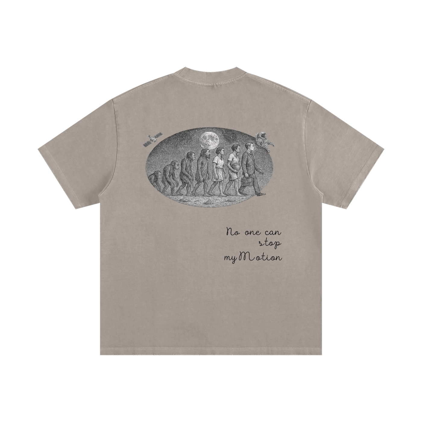 aT-Shirt  Vintage Washed Beyond motion