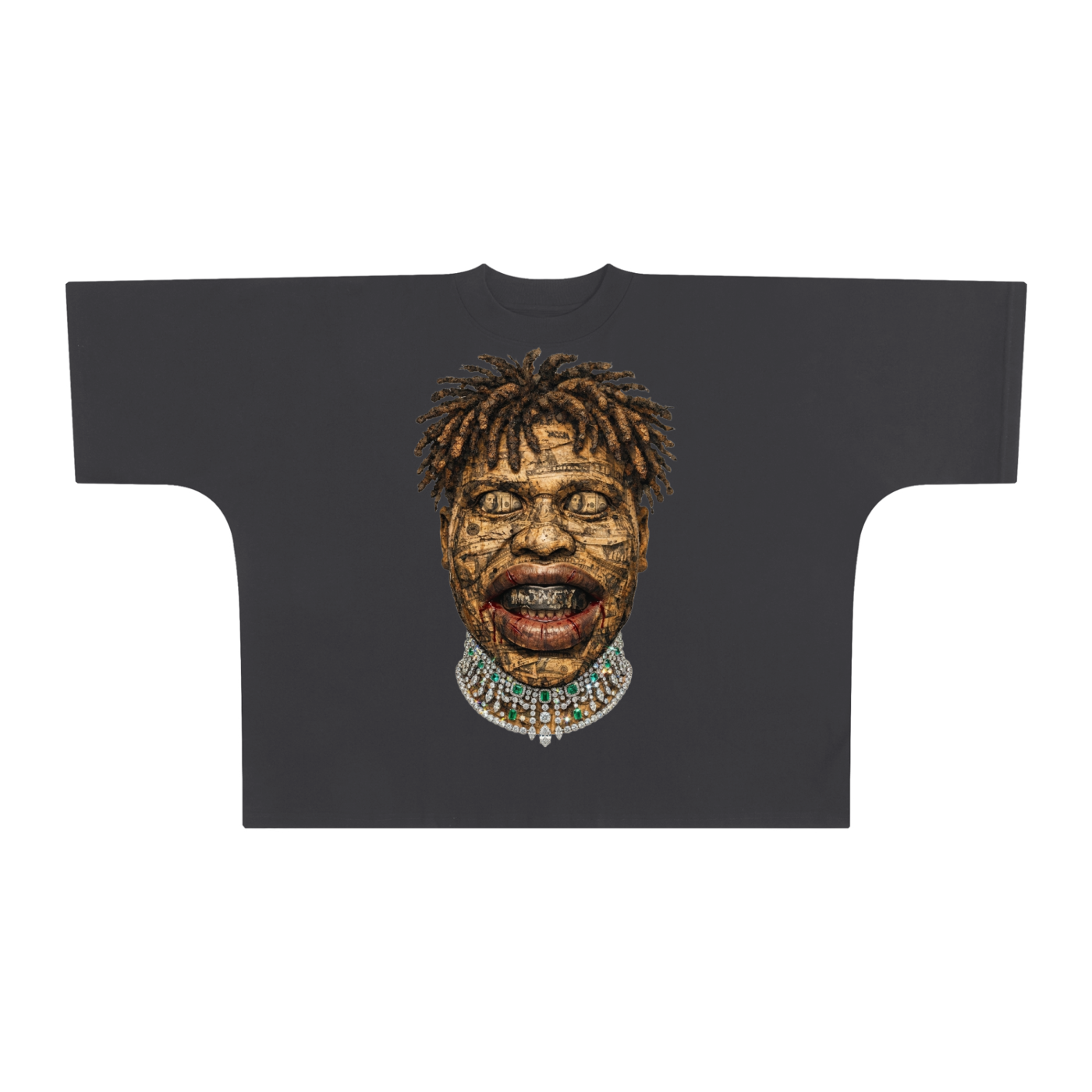 HUSTLER Oversized One-Piece Boxy T-Shirt