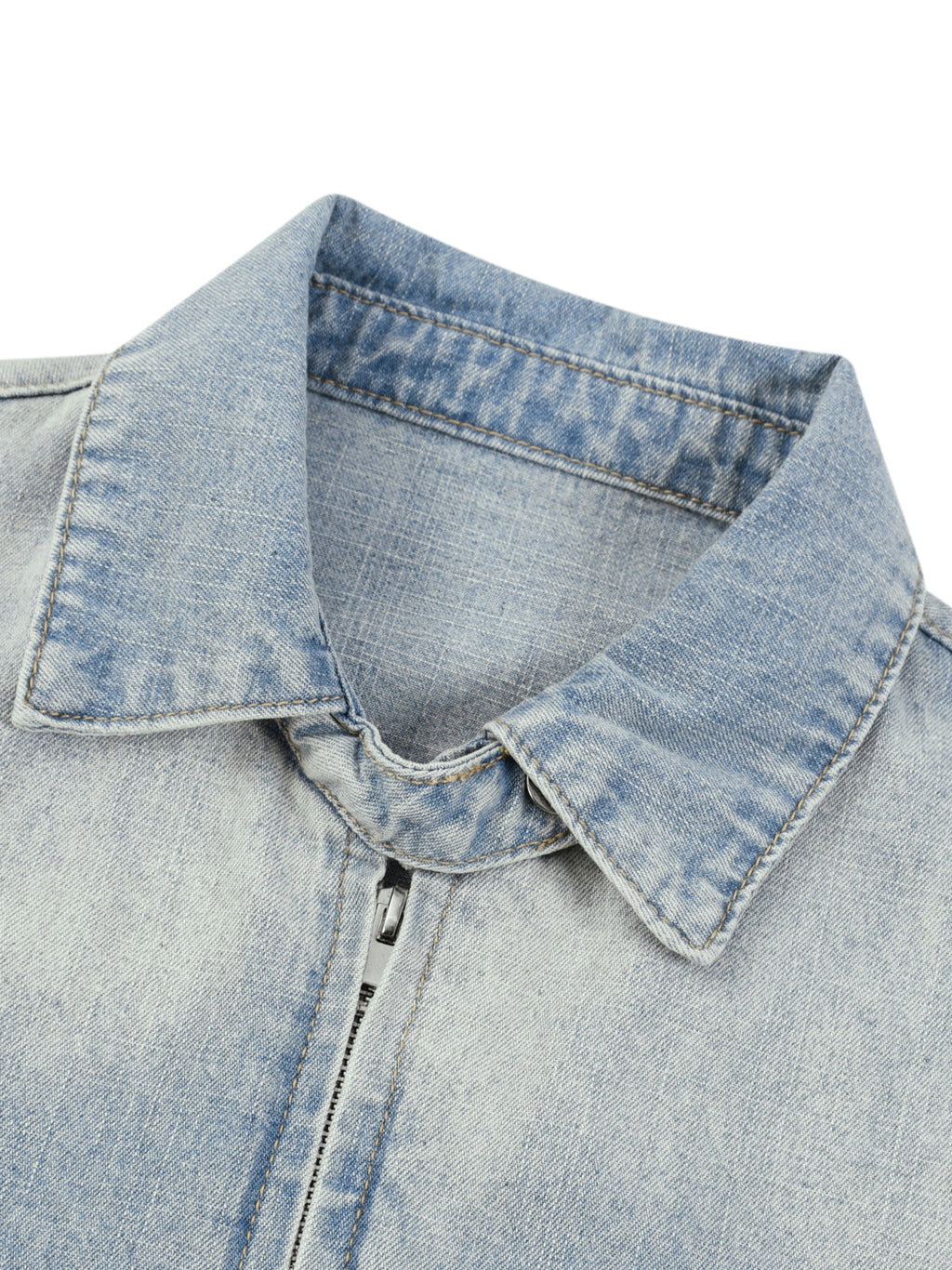 HUSTLER Wash Full-Zip Denim Jacket