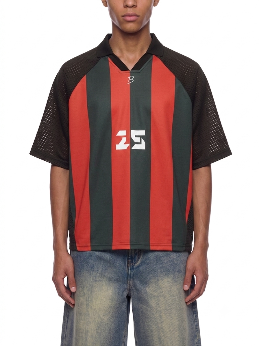 Mesh Boxy Soccer Jersey Melo World