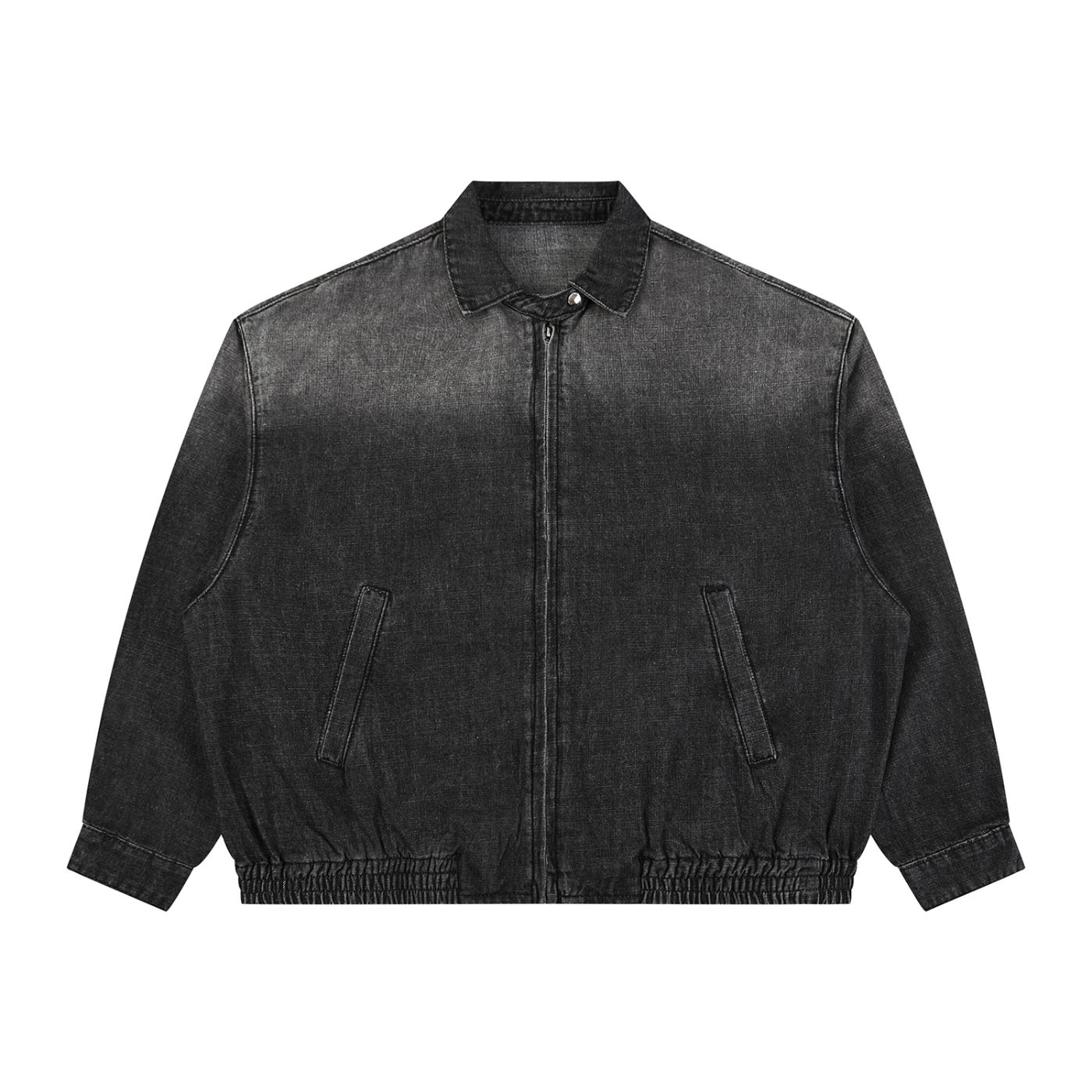 HUSTLER Wash Full-Zip Denim Jacket
