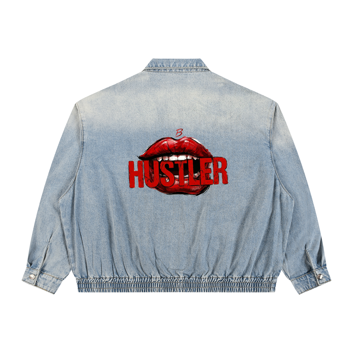 HUSTLER Wash Full-Zip Denim Jacket