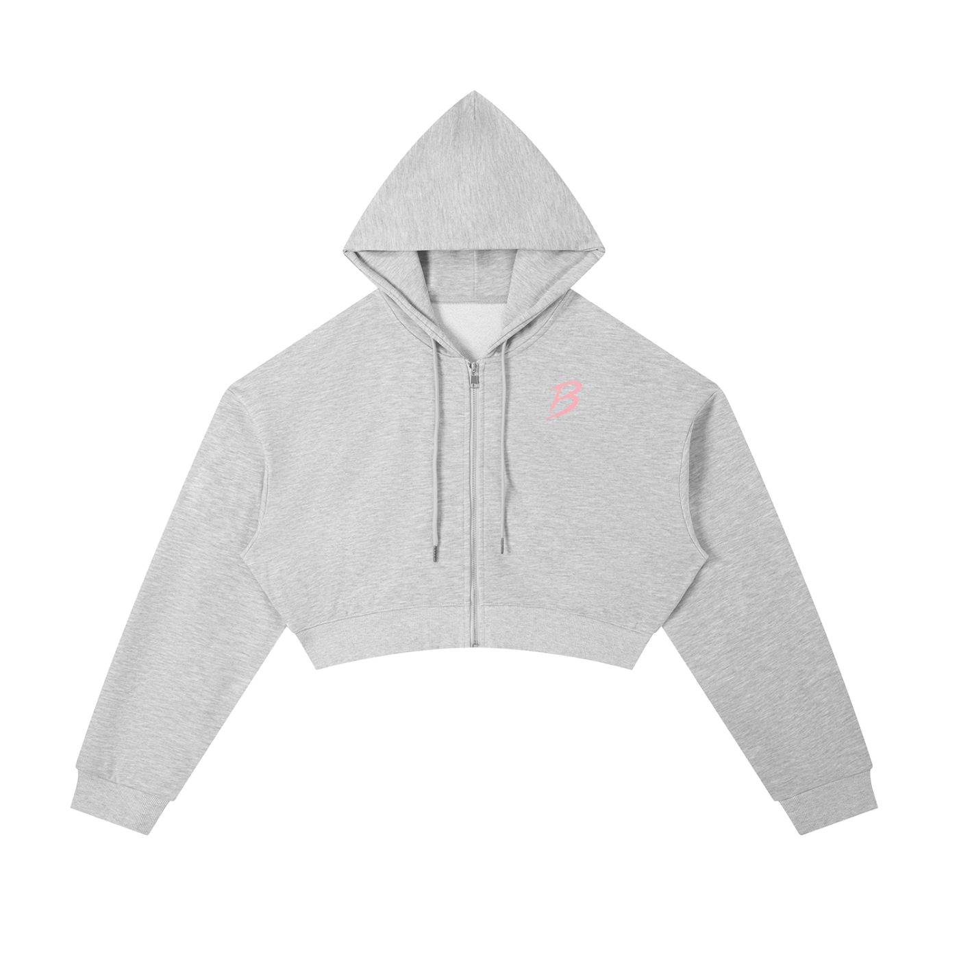 Cropped Zip-Up Hoodie Beyond The World