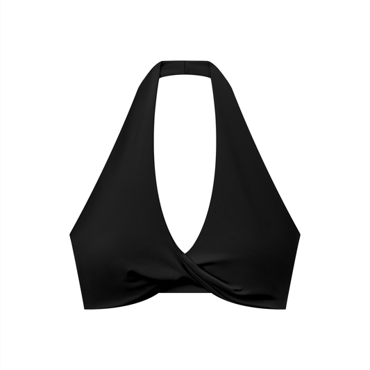 Women's Pleated Halter  Bra Beyond