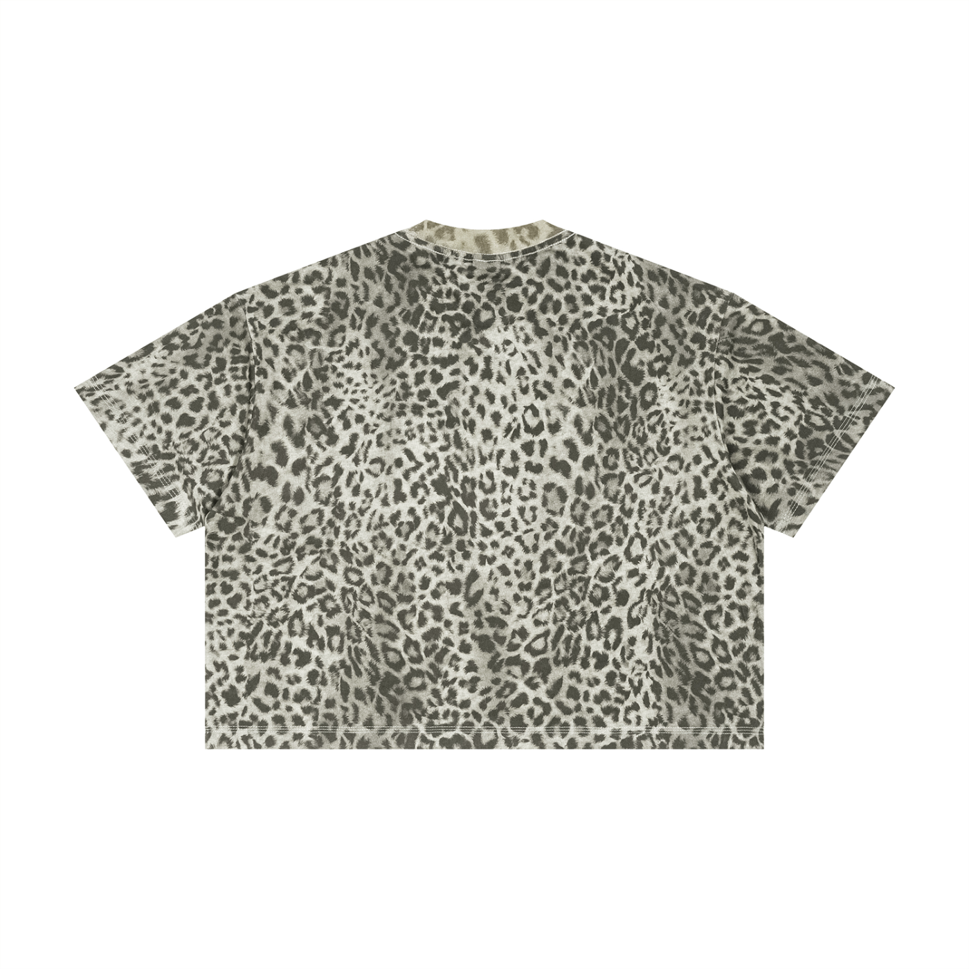 HUSTLER Leopard Boxy T-Shirt