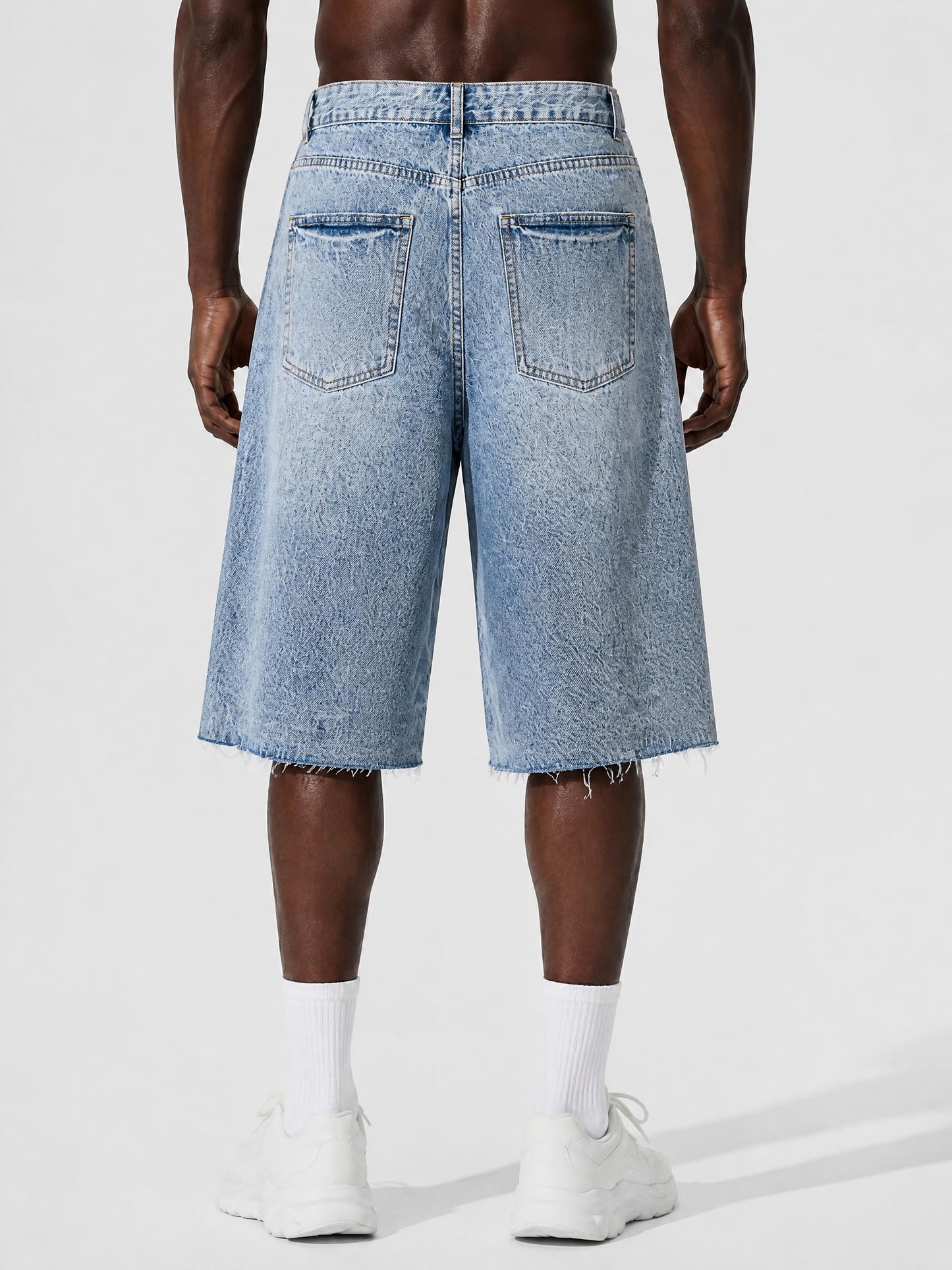 Vintage Wide Leg Denim Shorts BEYOND